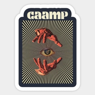 Hand Eyes Caamp Sticker